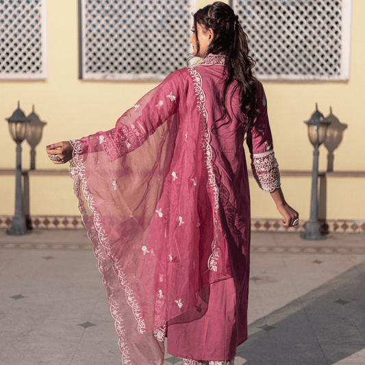 Subhraya Pure Cotton Anarkali Kurta
